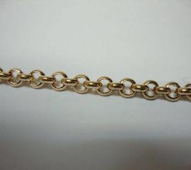 Золотой браслет плетения шопард из желтого золота длиной 18 сантиметров на заказ